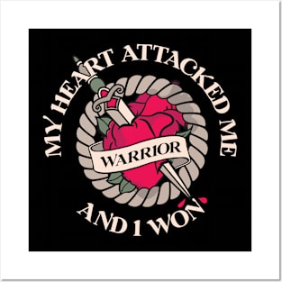 Heart Attack Funny Heart Disease Awareness Gift Posters and Art